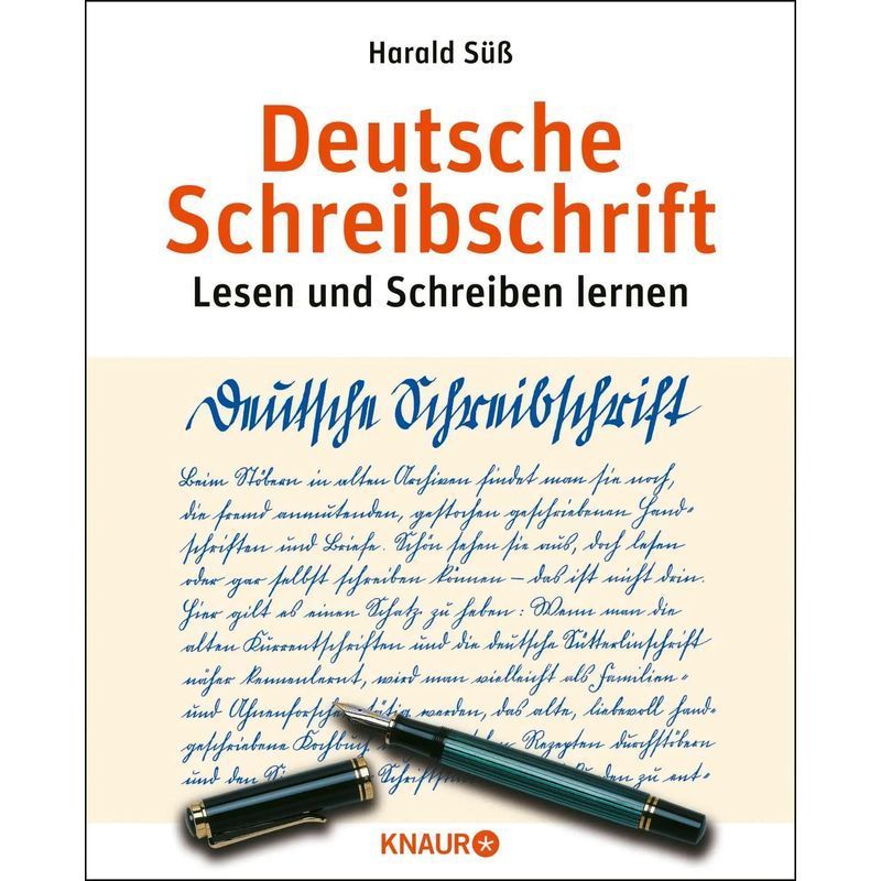 Image of German Handwriting. Exercise Book - Paperback - Learn To Read And Write - Harald Süß - 32 Pages - German - 2003 - Knaur Creative - Ean 9783426668795