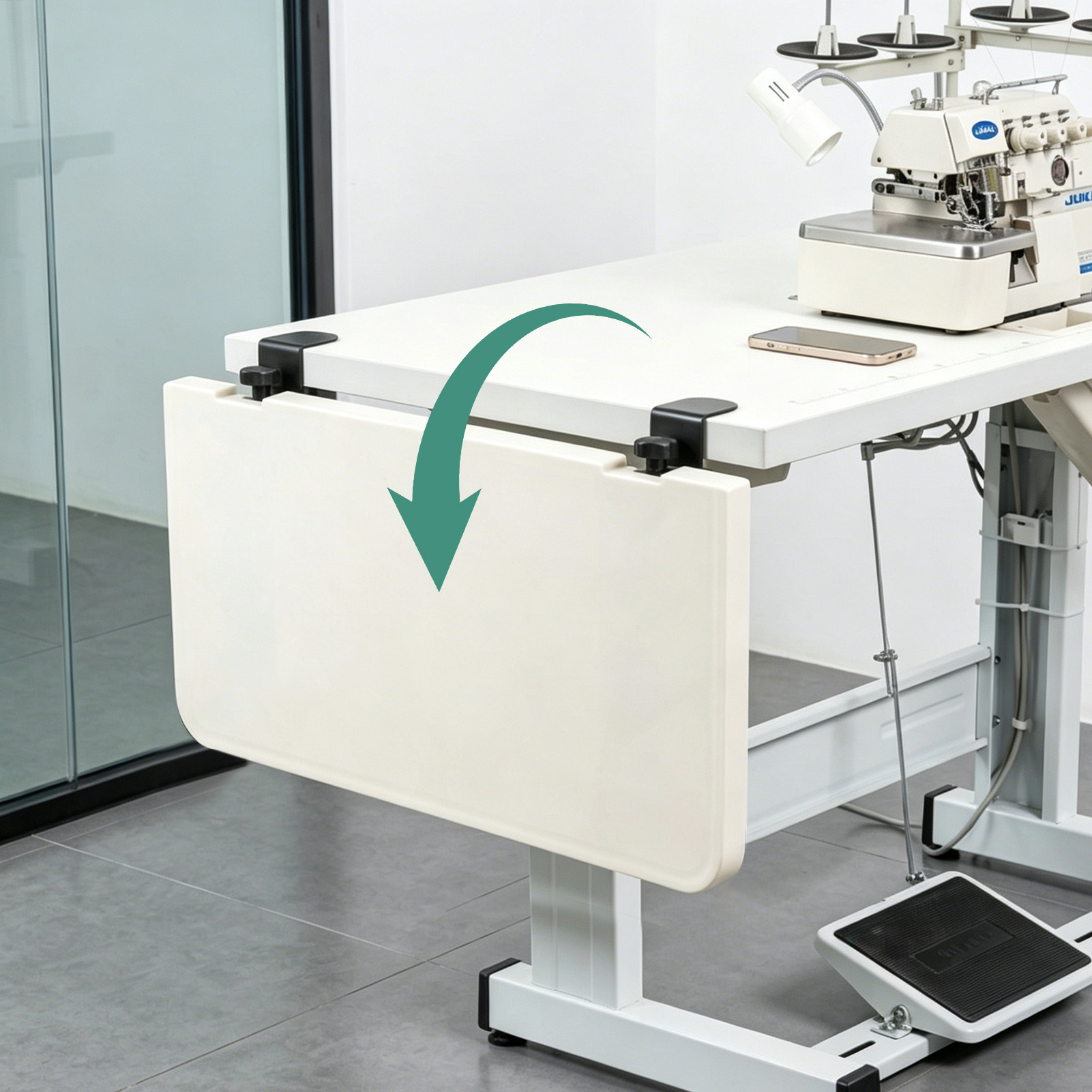 TEMU Portable Crafting & Sewing Table – Detachable Large Extension Work Surface For Quilting Projects