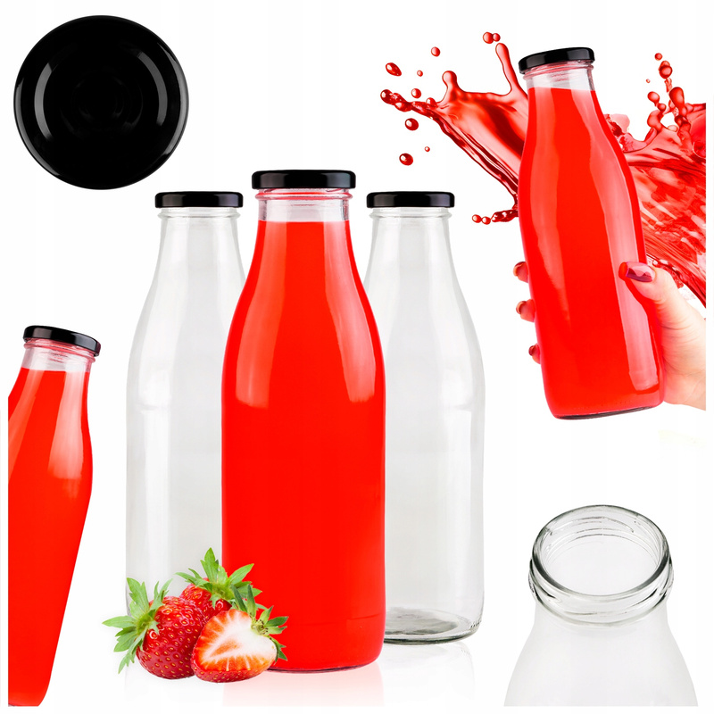 TEMU 5 Bottles For Wine, A Bottle For Wine, Juices, Liqueurs, Juice 750 Ml + Corks