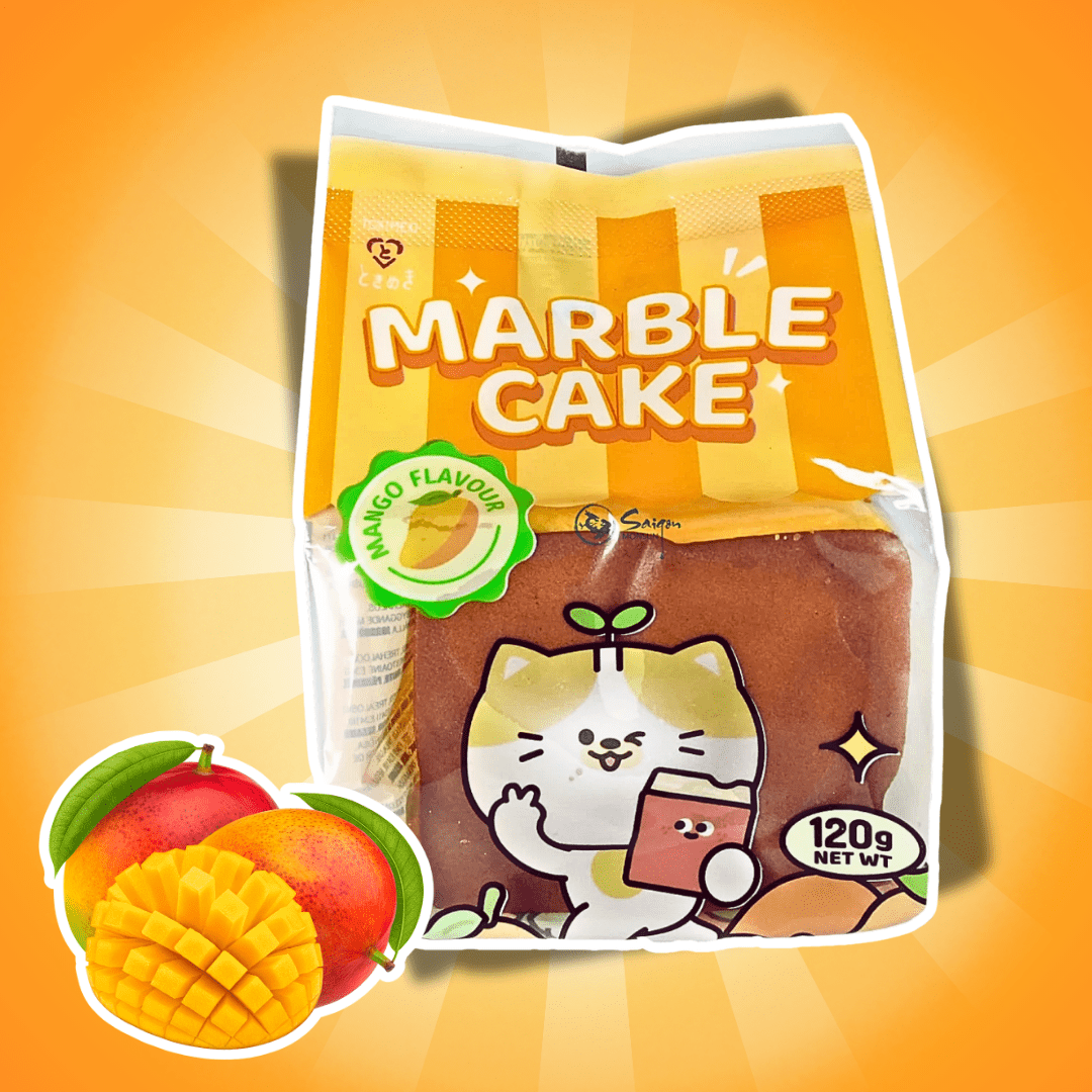 Image of Tokimeki Marble Cake Mango 120 G – Juicy Marble Cake With Mango Flavor