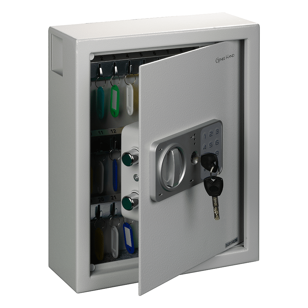 Hand | Safety Key Cabinet With Combination Code And Key -class Lock For Wall-mounted Keys