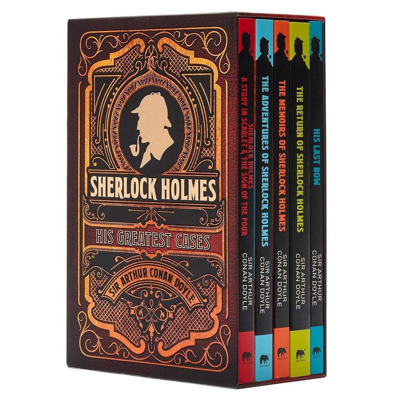 Sherlock Holmes: His Greatest Cases 5 Books Collection Set by Arthur Conan Doyle - Fiction - Paperback