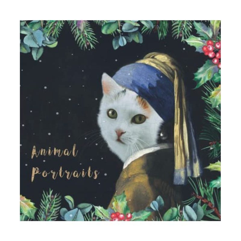 Animal Portraits: Inspiring Advent Calendar Book For Adults With Animal Portraits And Wonderful Quotes - 24 Enchanting Advent Days For... Animal Lovers. Women And Men.