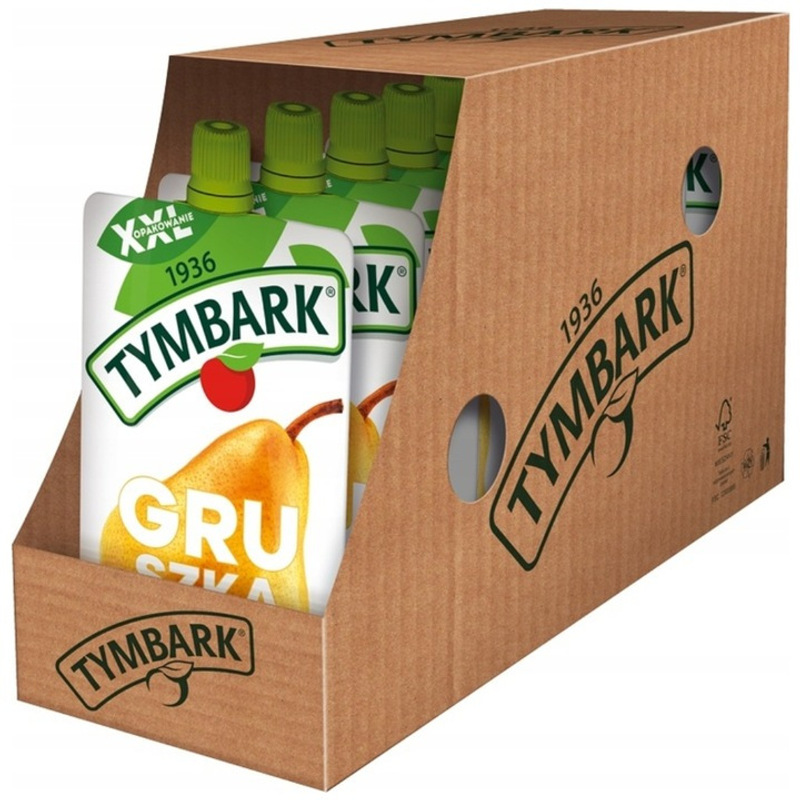 Tymbark Mus 100% From Fruit, Pear Banana 200g X 10pcs