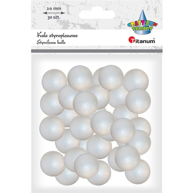 Image of Polystyrene Balls 20mm, , Titanium