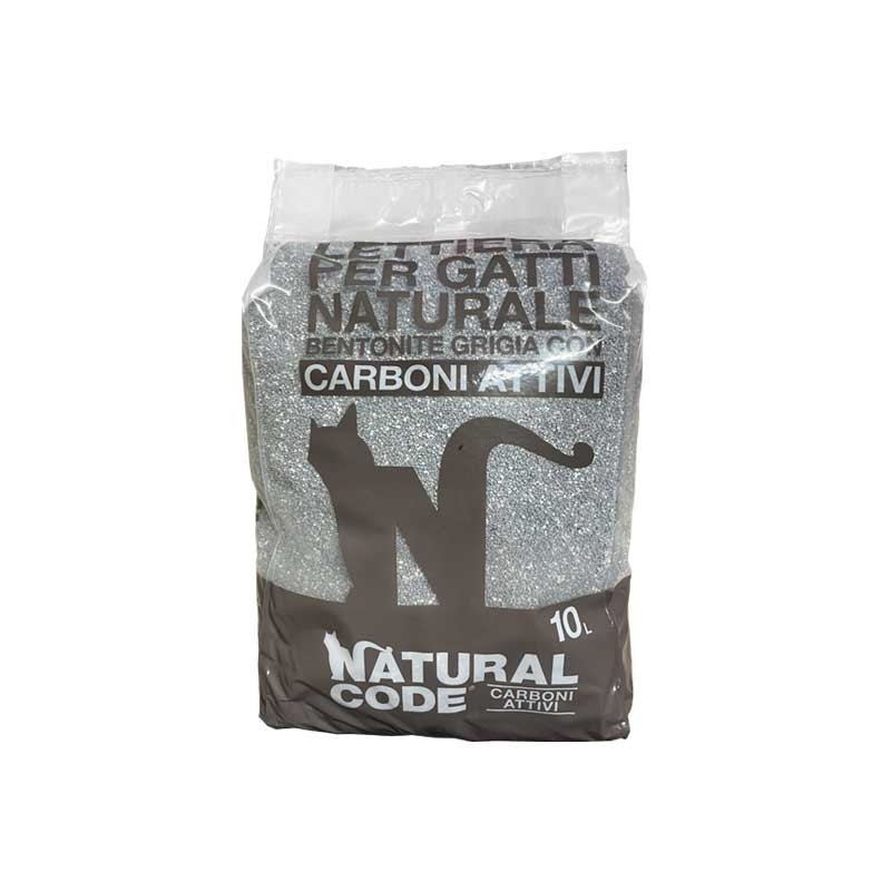 Natural Litter For Active Carbon Cats 10 L, Clumping, Pack Of L