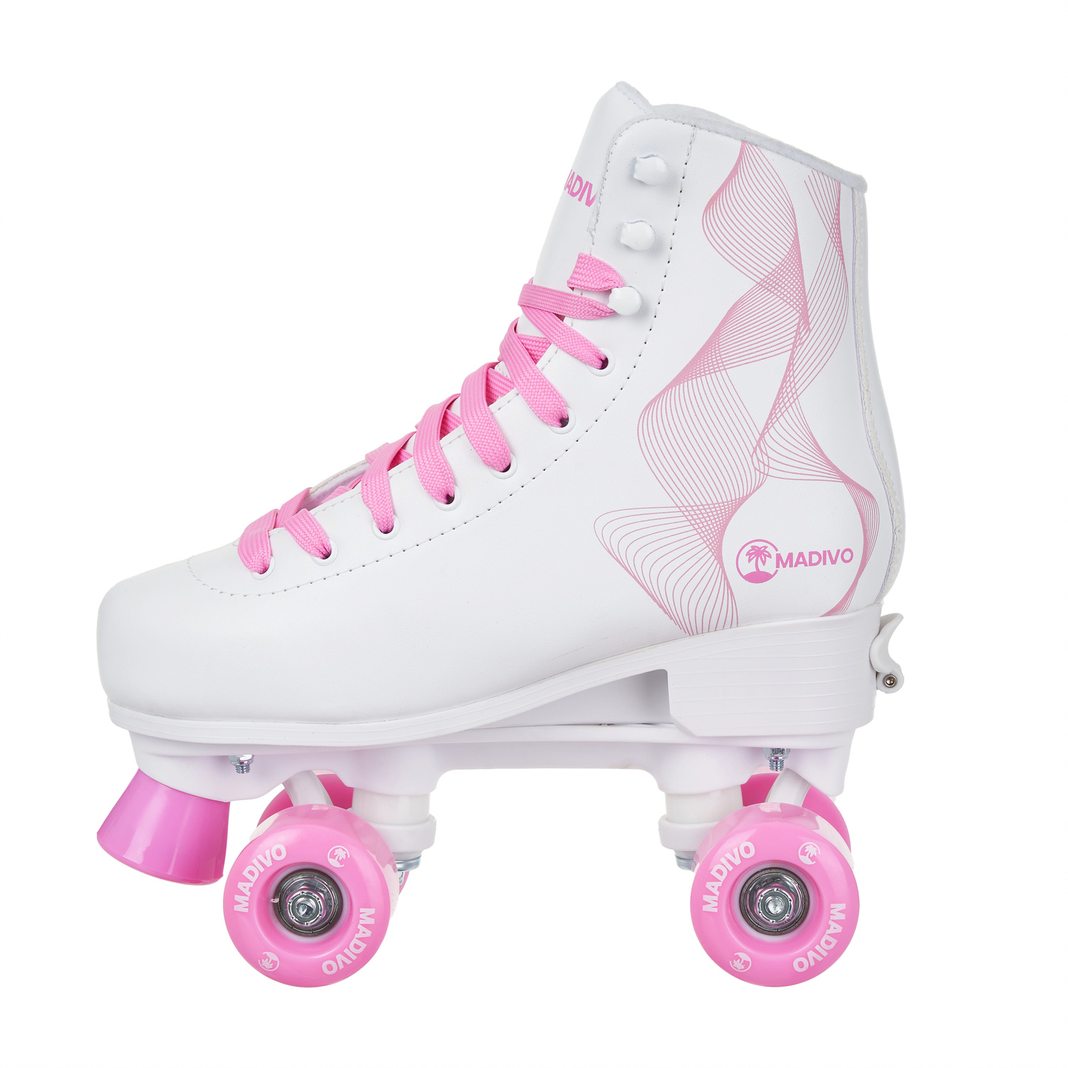 Image of Girls' Adjustable Madivo Swirl 31-34 / 35-38 / 39-42 -7 Pu Skates For A Girl