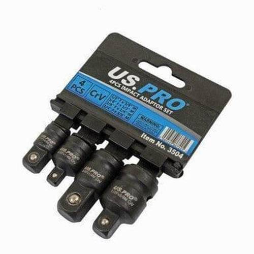 tools 4pcs impact adaptor set 1 4 3 8 1 2 step up down reducer 3504