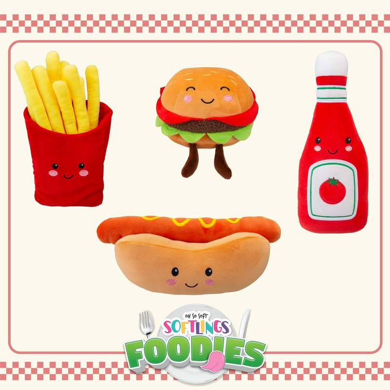 Toy Food Themed Cute Plush Cuddly Soft Fluffy Stuffed Toy