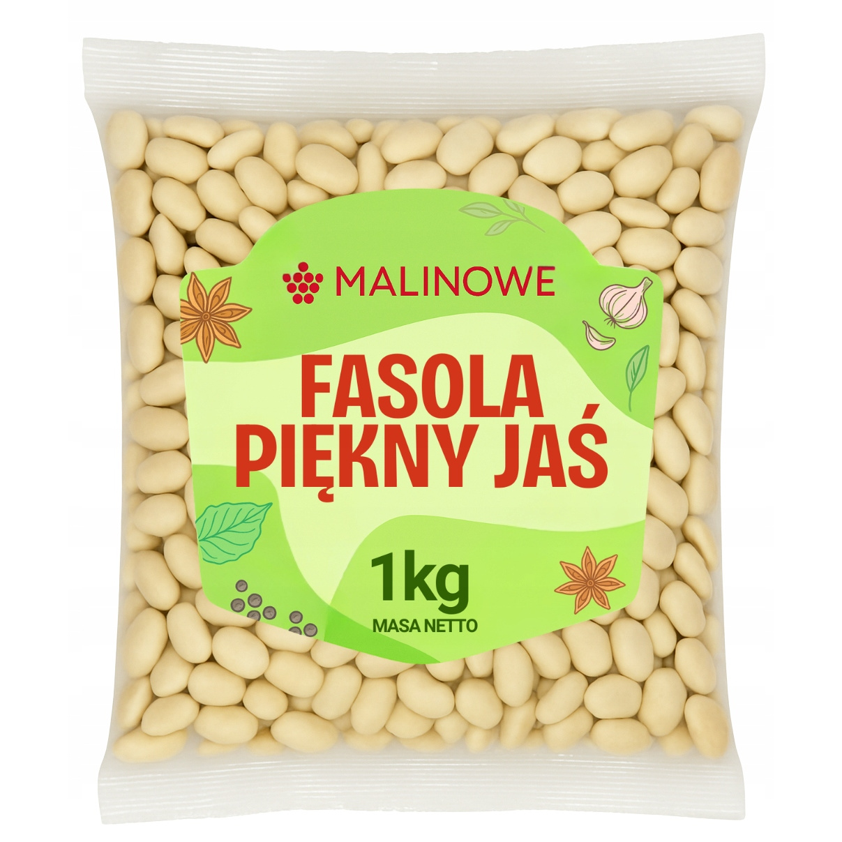 White Beans 1kg Beautiful Dwarf Jas Natural Excellent