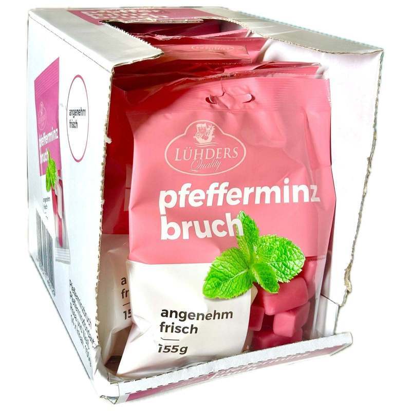 14x Lühders Peppermint Crunch 155g (14x155g)