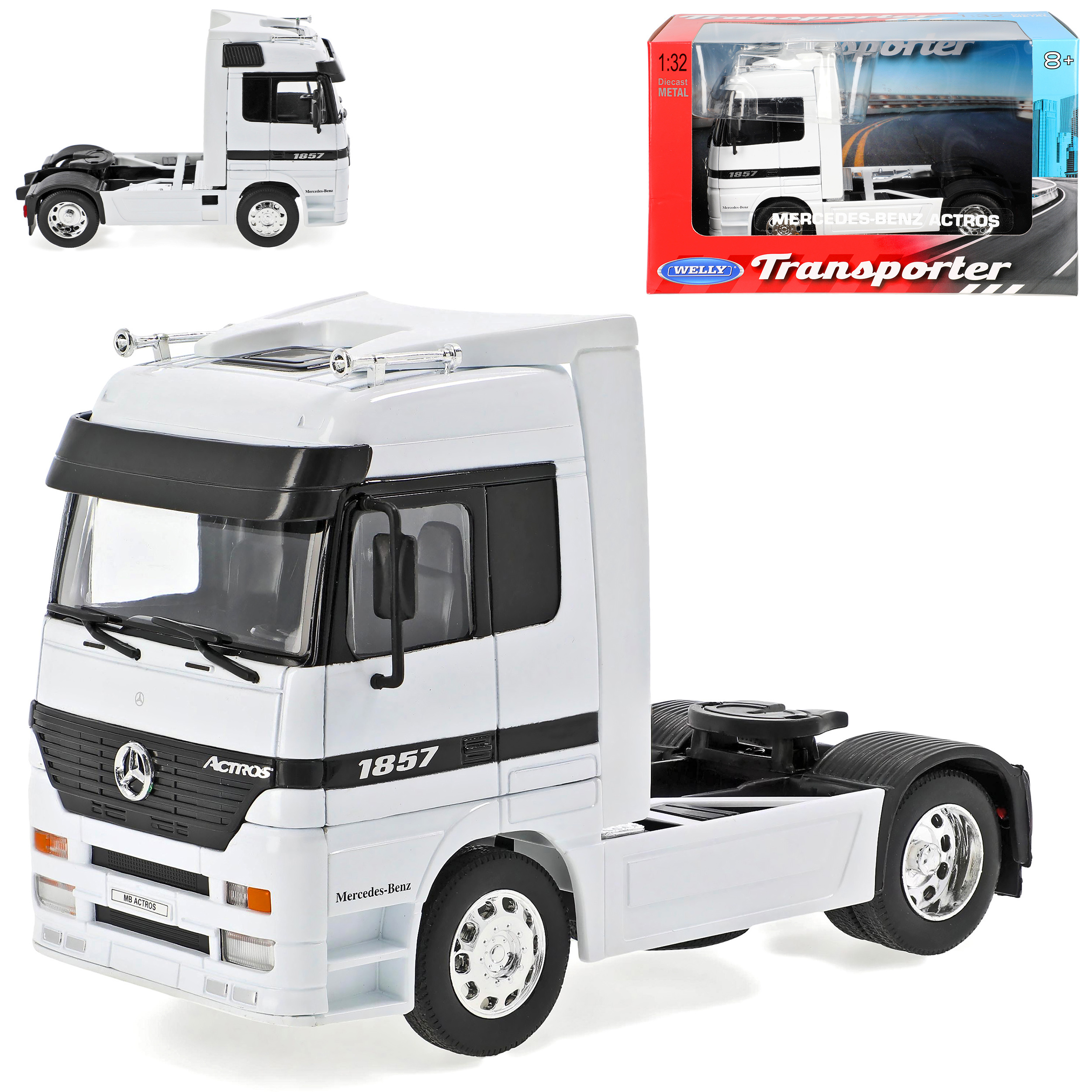 Mercedes-benz 1857 Towing Vehicle 1/32 Welly Model Car
