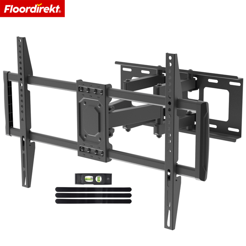 Image of Tv Wall Mount For 37-75 Inch Tvs – Swivel & Tilt Tv Bracket With Dual Arm – Vesa Compatible Up To 50 Kg – Wall Mount For Led, Lcd & Smart Tvs