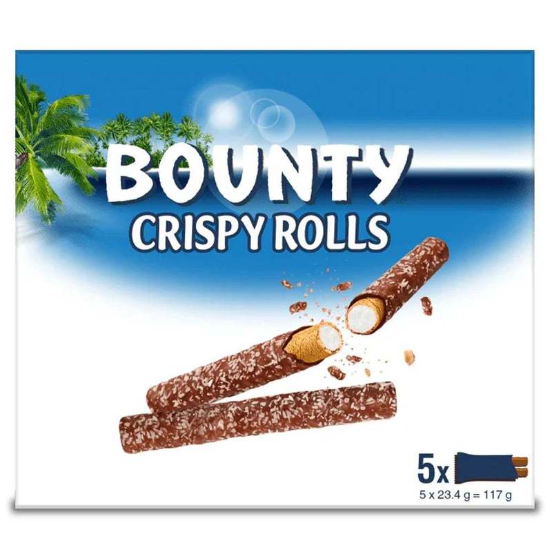 E-shop Bounty Knusper-Rollen 5er-Pack 117g