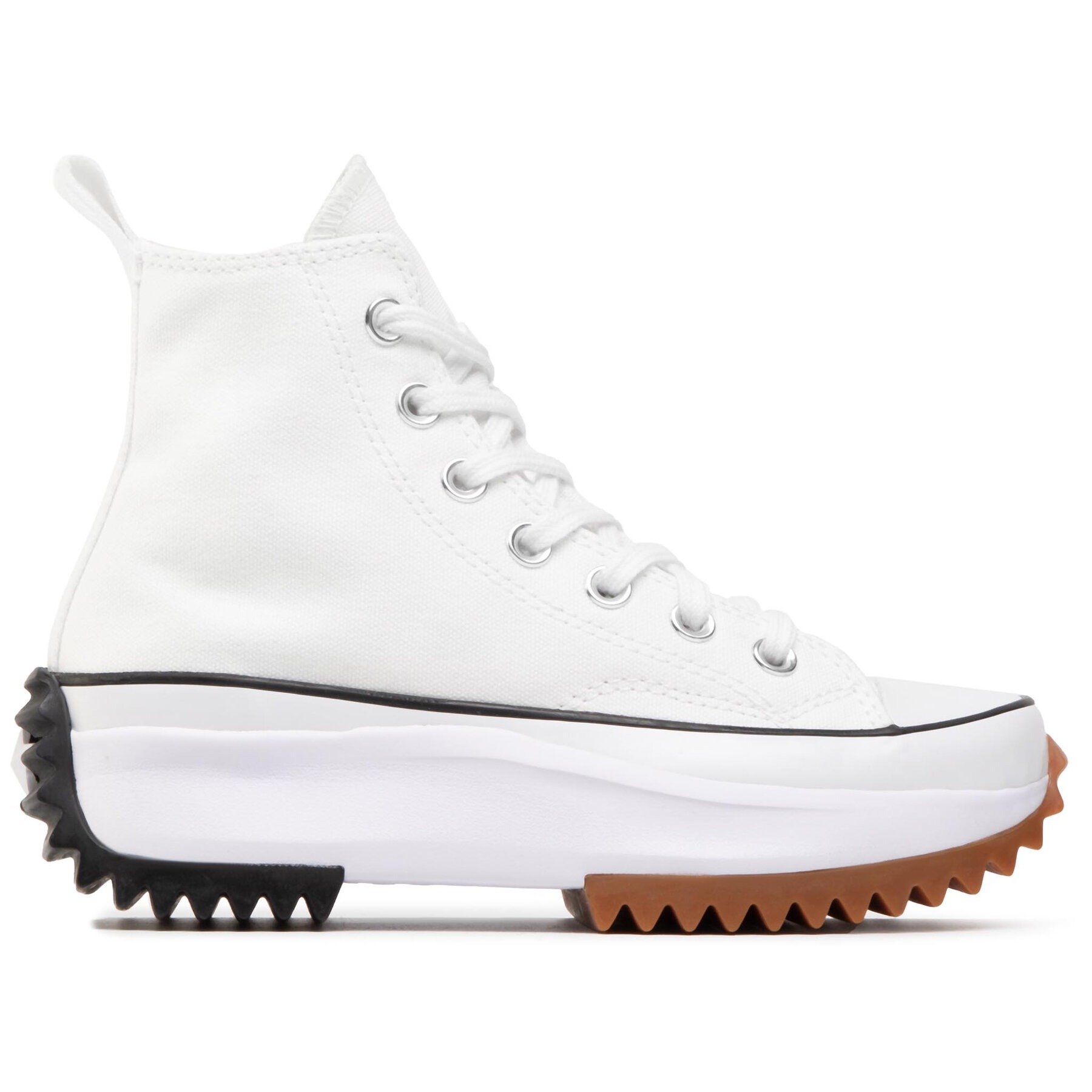 Run Star Hike Hi Unisex White Sneakers, Comfortable Shoes For Everyday Styling, School, , And