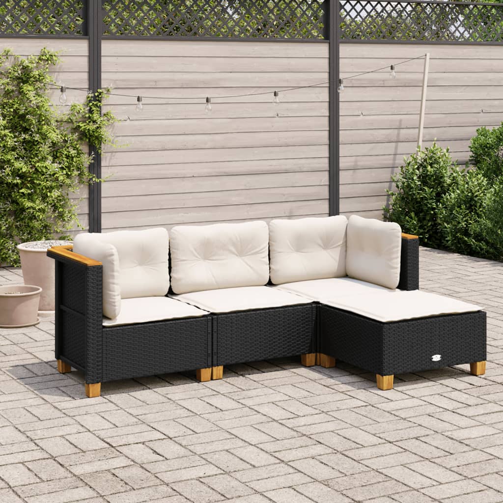 Vidaxl Garden Sofa Set, Outdoor Sofa Set, Sofa Set, Garden Lounge Set, Poly Rattan Lounge Set For Terrace