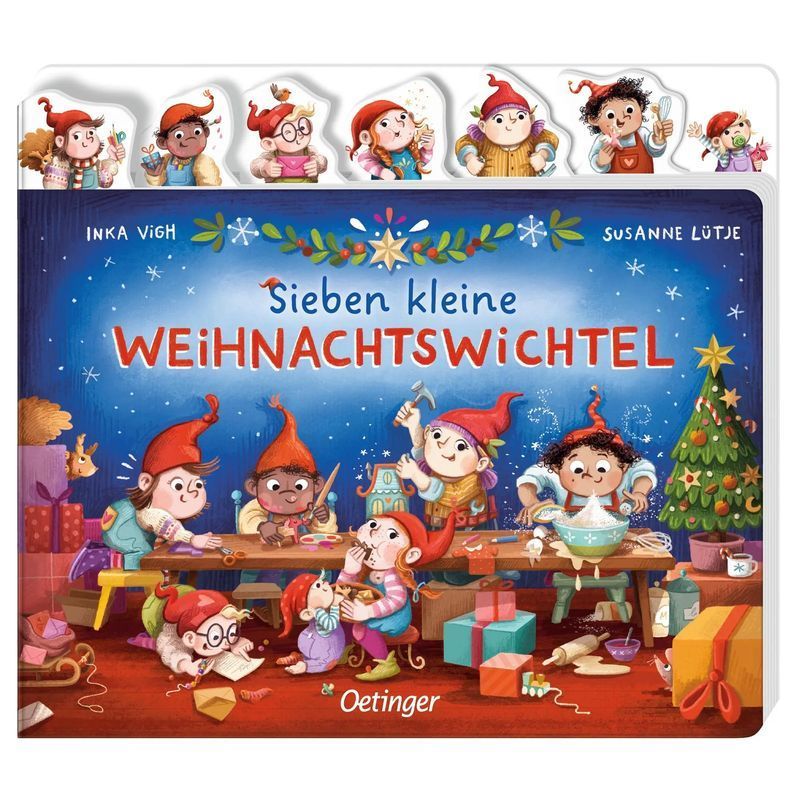 7 Little Christmas Elves - Book By Susanne Lütje - 16 Pages - German - 2024 - Oetinger - Ean 9783789108129