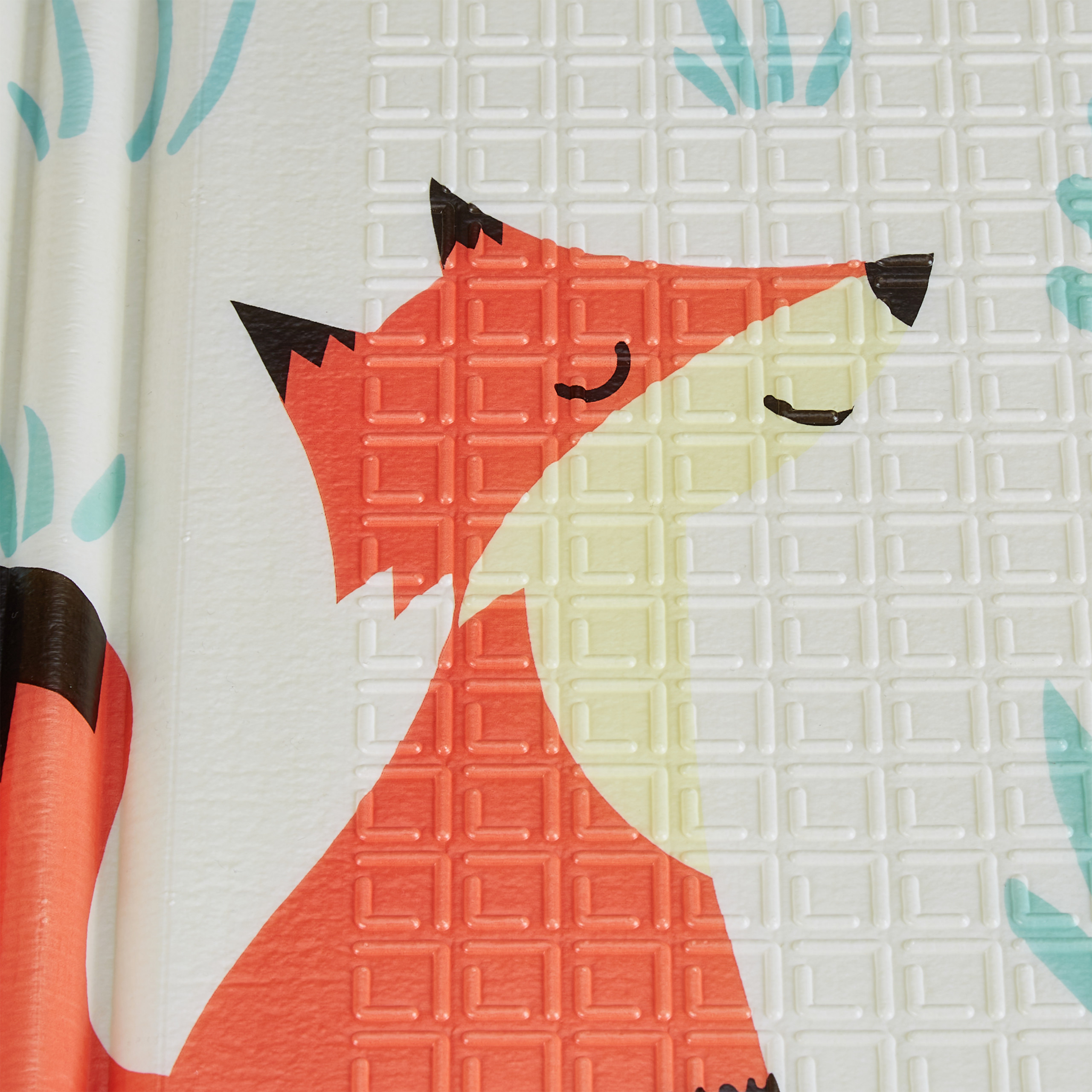 Veelkleurige Speelmat met Bosdieren - (L)195 X (P)150 Cm