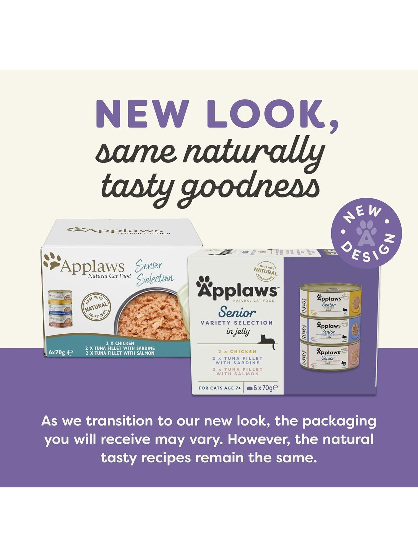 Applaws Chat boîte Kitten Multipack - Pack 6 x 70 gr