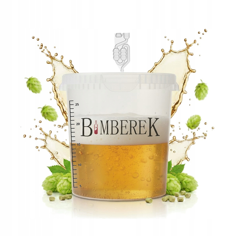 33l Transparent Fermentation Container With Hose