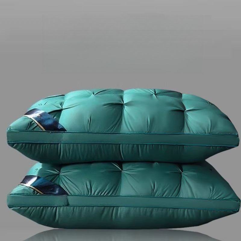 Pack of 2 3D Sleep Pillow, Extra-Large Luxury Hotel-Quality Bed Pillows, Comfortable Pillow for Sleeping, White Standard Style Home & Hotel Use