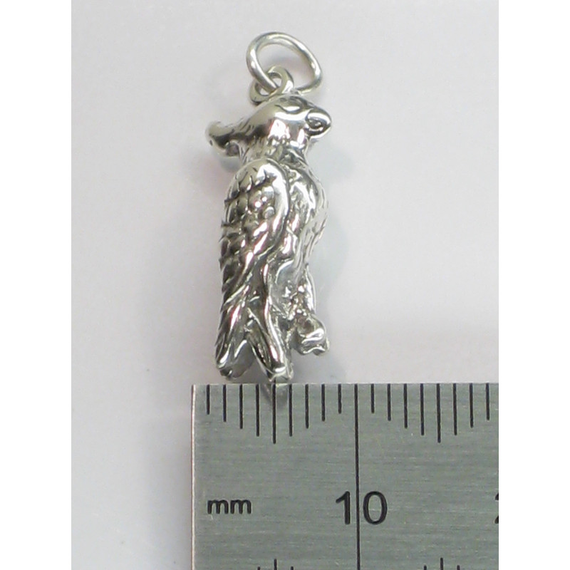 Sterling Silver Cockatiel Bird Charm, Pet Lover Gift