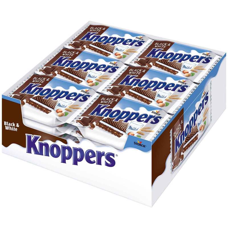 Knoppers Black & White 24pcs