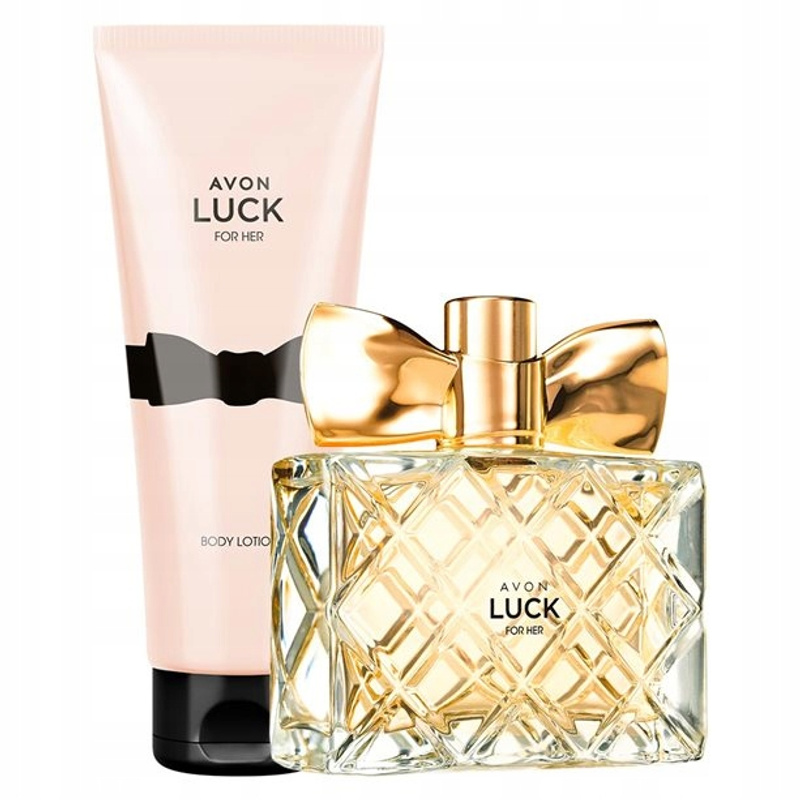 Avon Luck Perfumed Water 50 Ml + Balm Cosmetic Set For Her