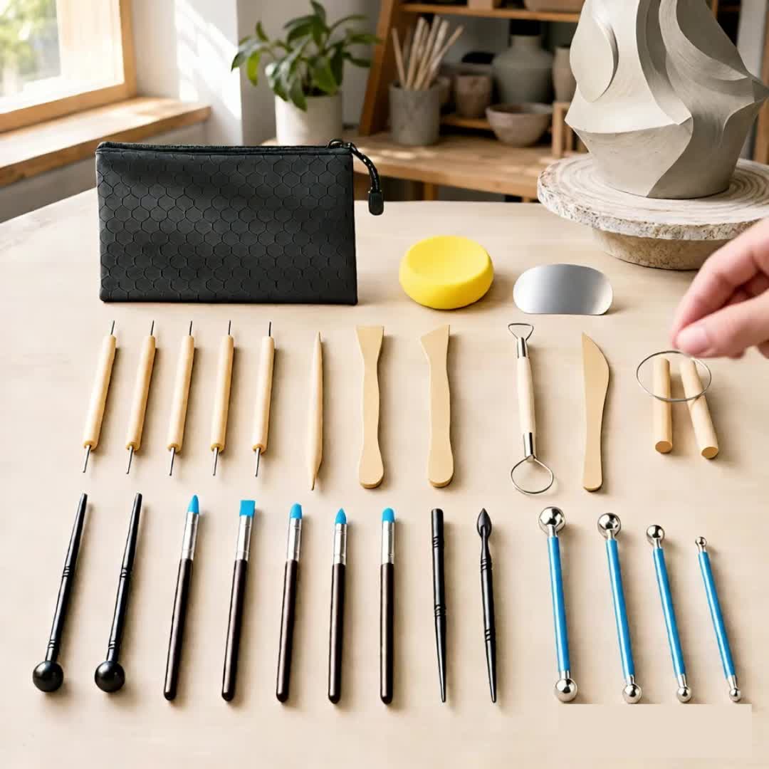 27-Piece Clay Sculpting Tool Kit for Beginners