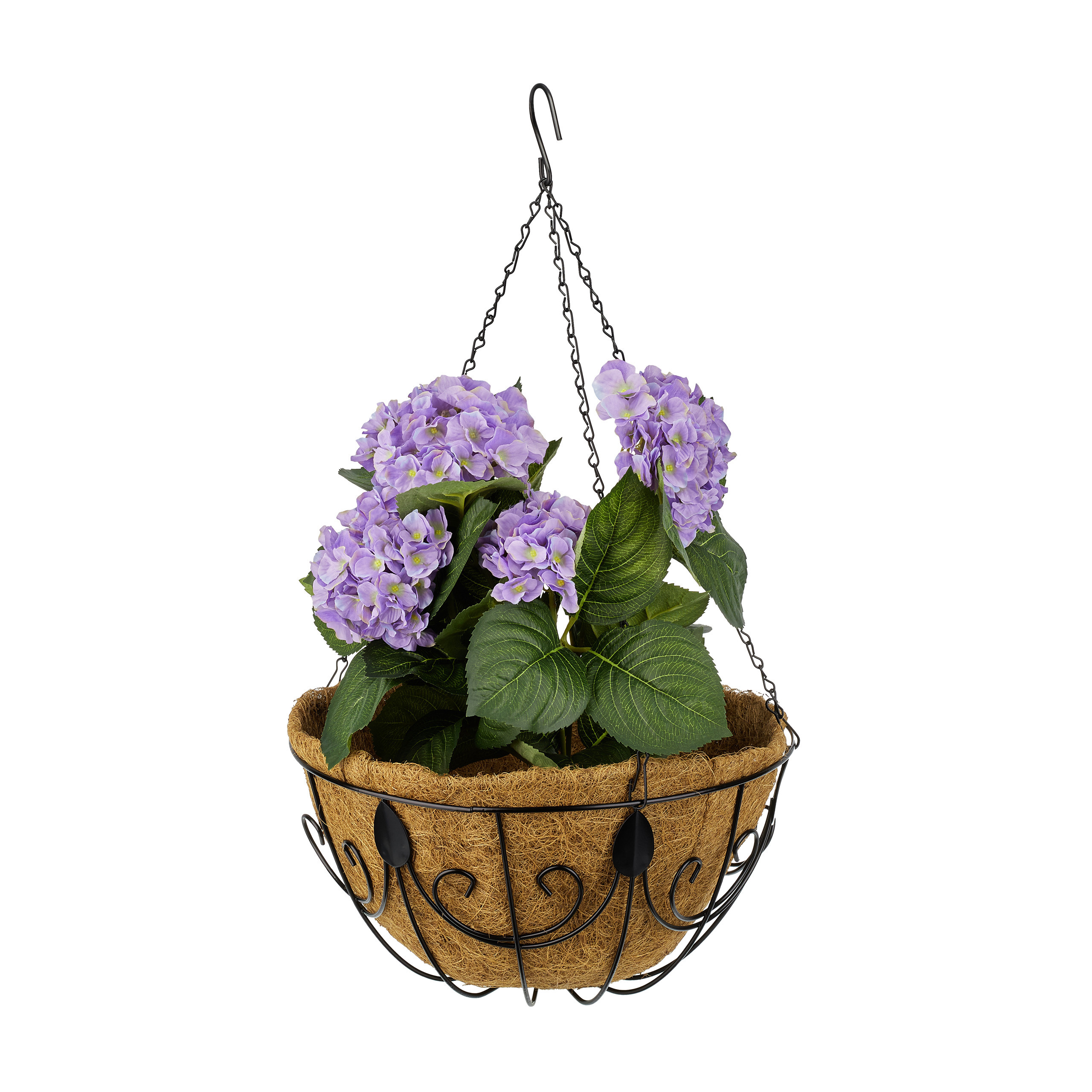 3x Hanging Basket In Natural - Ø 35 Cm