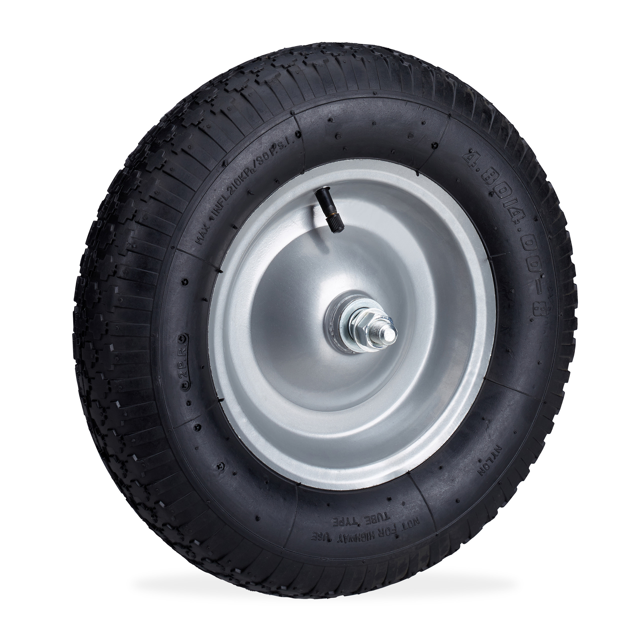 TEMU Wheelbarrow Wheel 4.80 4.00-8 With Axle