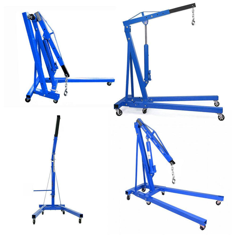 Professional 2-Ton Foldable Engine Crane Heavy-Duty Lifting Jack