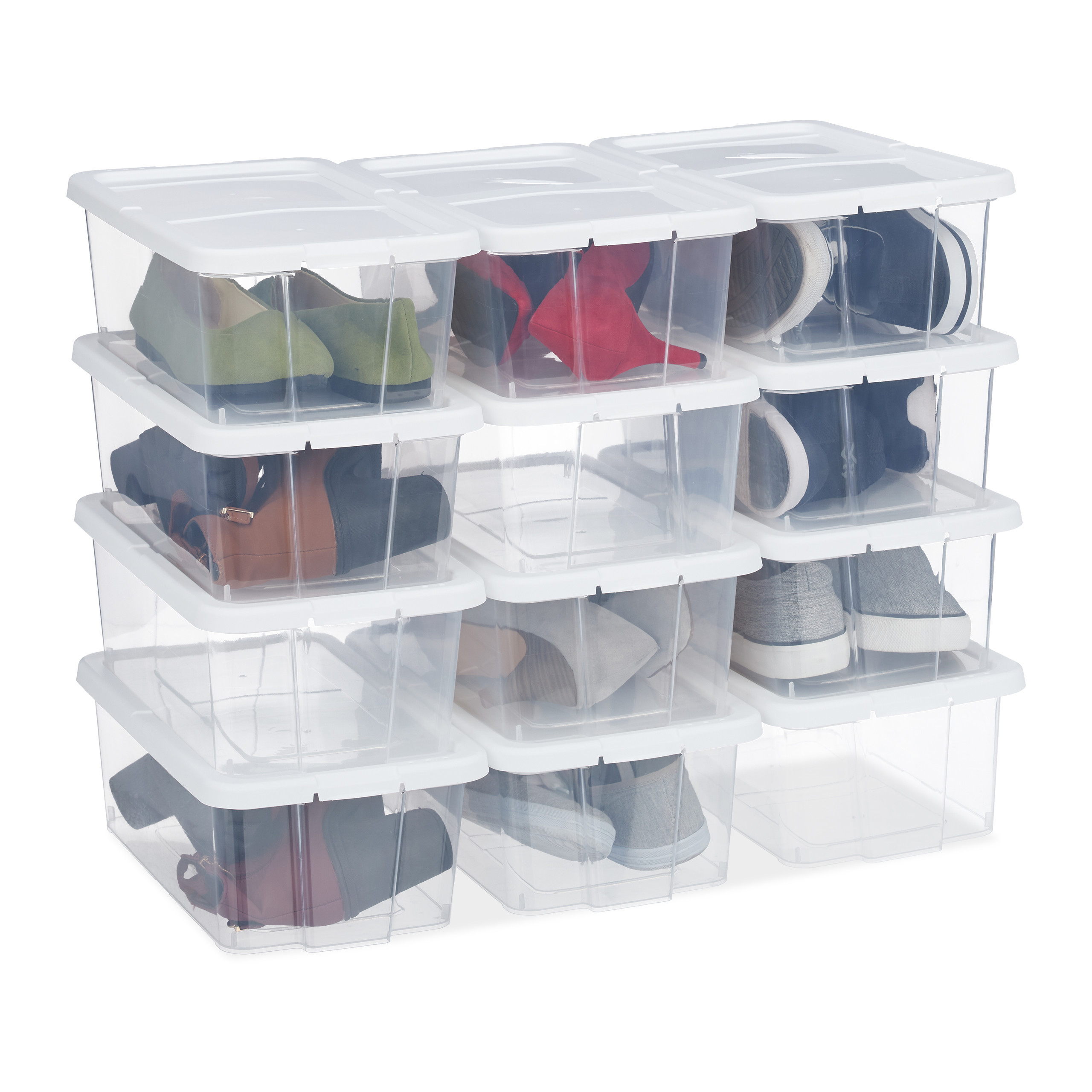 12x White Shoe Boxes