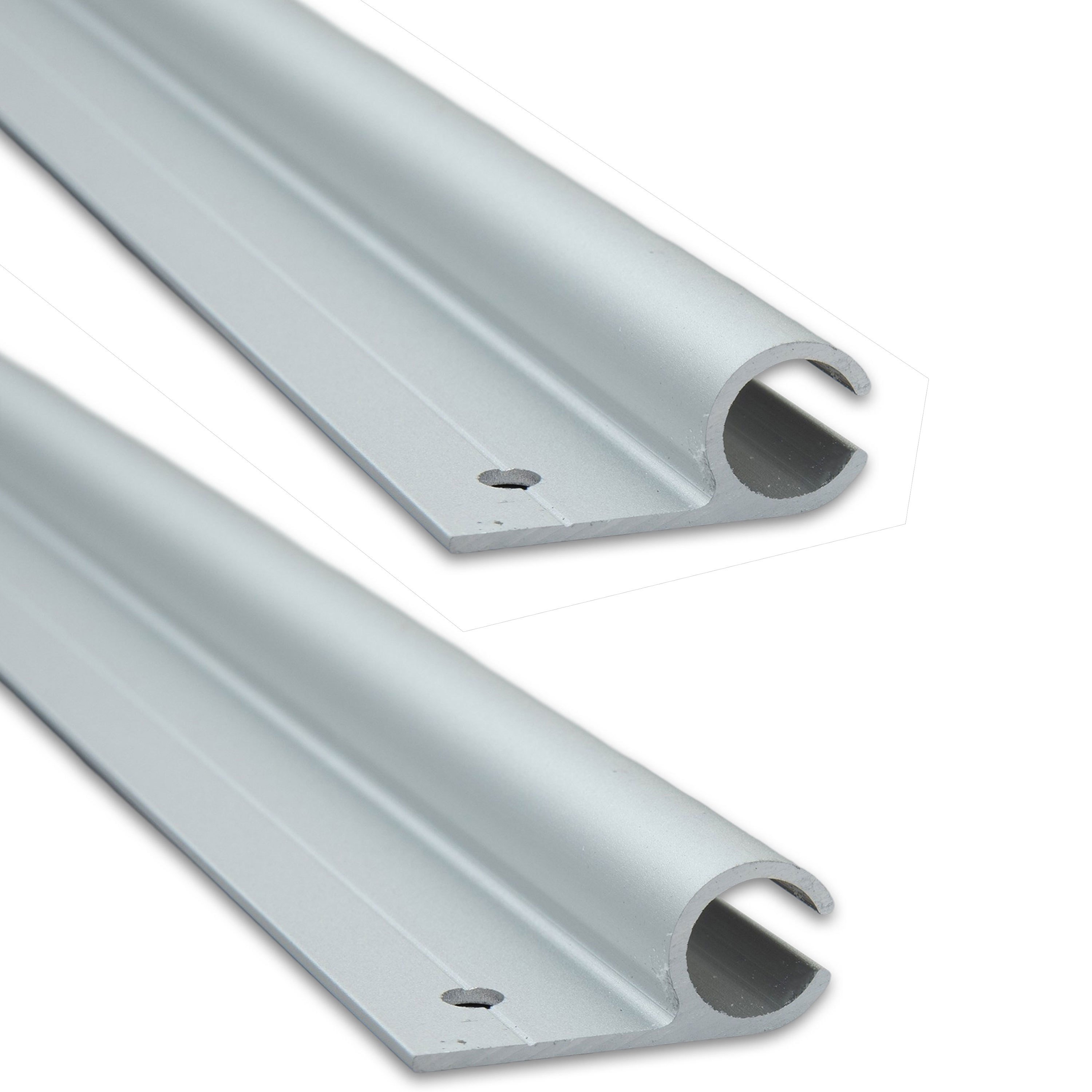 Image of Alu Keder Rail - 1.2 Meters - Keder Strip - 0° - Ø10mm (suitable For 5-9mm Keder) - Aluminum Keder Profile Strip For Awning Sunshade Skirt Rail Awning Rail