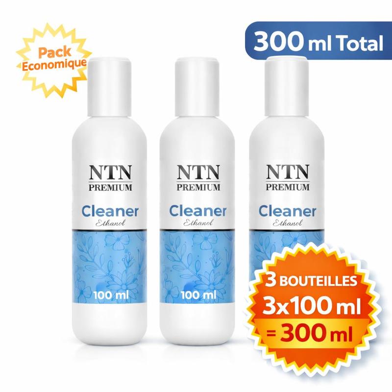 TEMU Cleaner Ongles Parfum – Dégraissant Gel & Semi-Permanent 3x100 ml = 300 ml