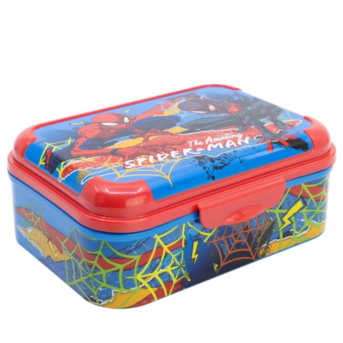 Spiderman Bread Dose Kids Lunchbox With Lid Shatterproof & Colorful