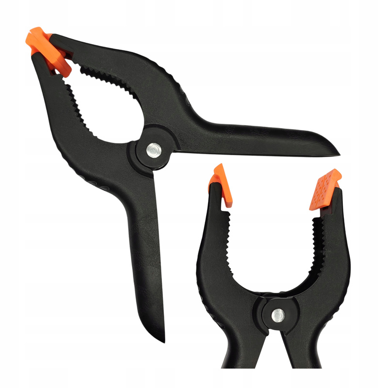 Image of Spring-loaded Clamp, 86 Mm, Heavy-duty Modeler's Clip, Professional Workshop Assembly, Quick-release Clamp
