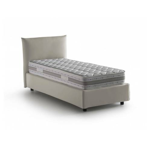 single bed fabric covered storage bed 100 front opening with 80 cm mattress included in 5 colors