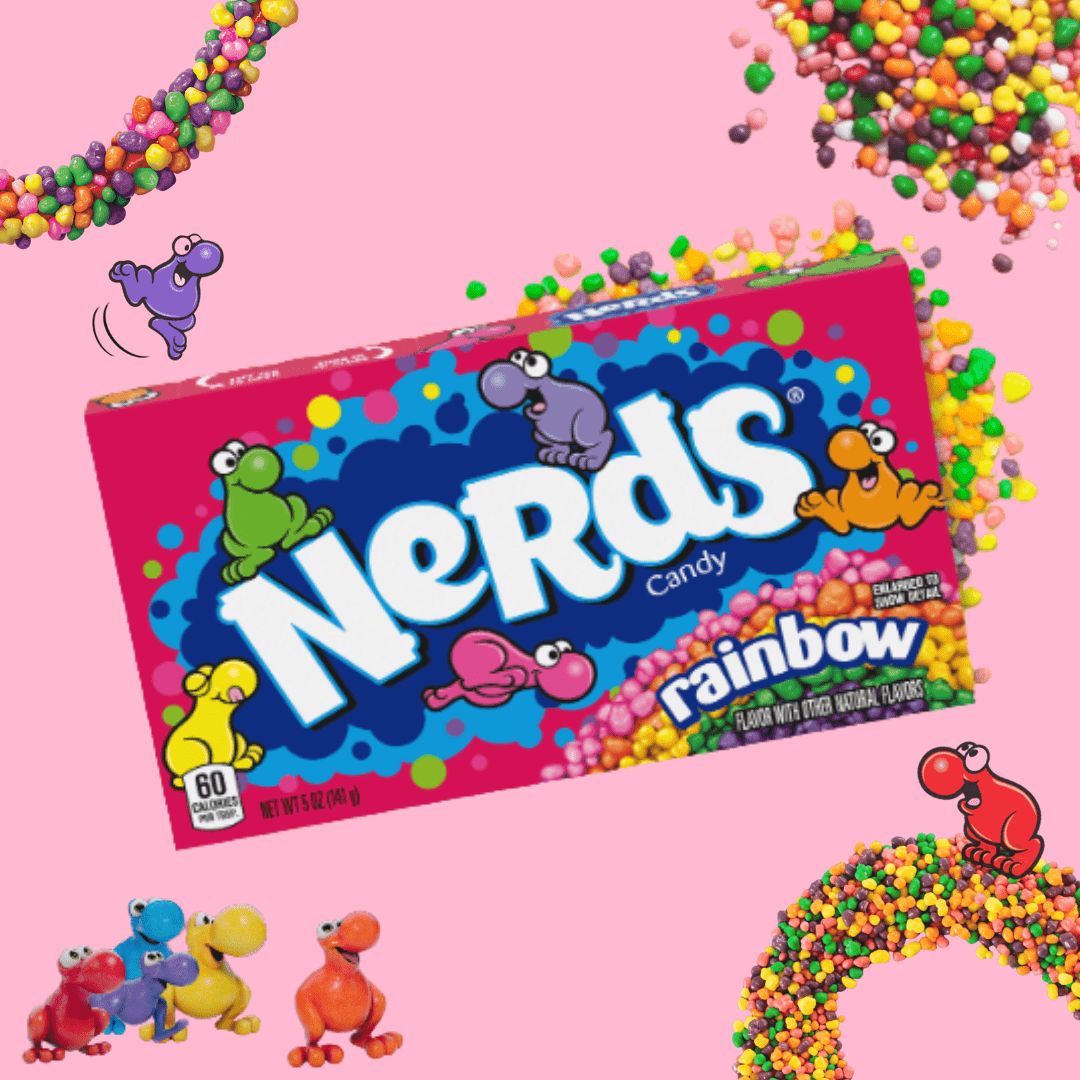 Nerds Rainbow Candy – 142g, Colorful Sour Mini Candies