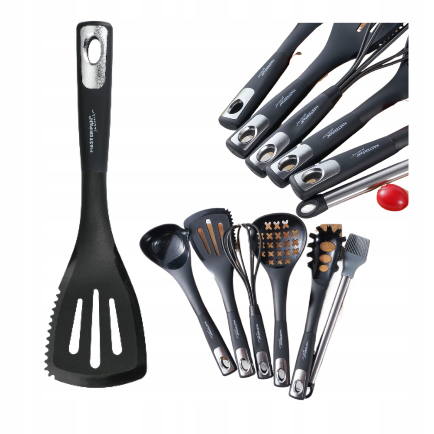 Ergonomic Masterpan Pbt Spatula With - Perfect For Frying, Mixing, And Serving Dishes In Any Kitchen, Suitable For Cookware, And Clean