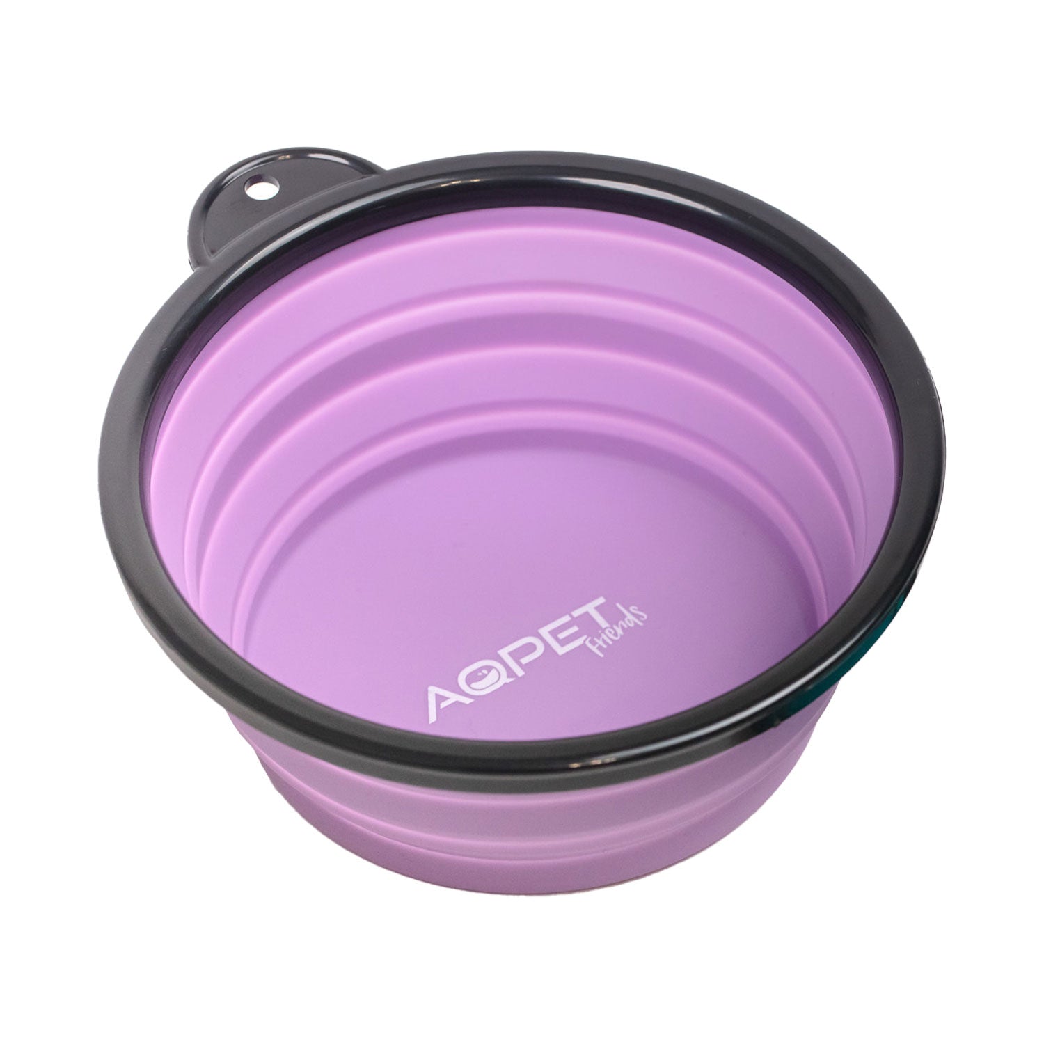 TEMU AQPET FRIENDS TRAVEL Ciotola Pieghevole da Viaggio per �� Silicone Alimentare con Moschettone, Portatile da Pulire