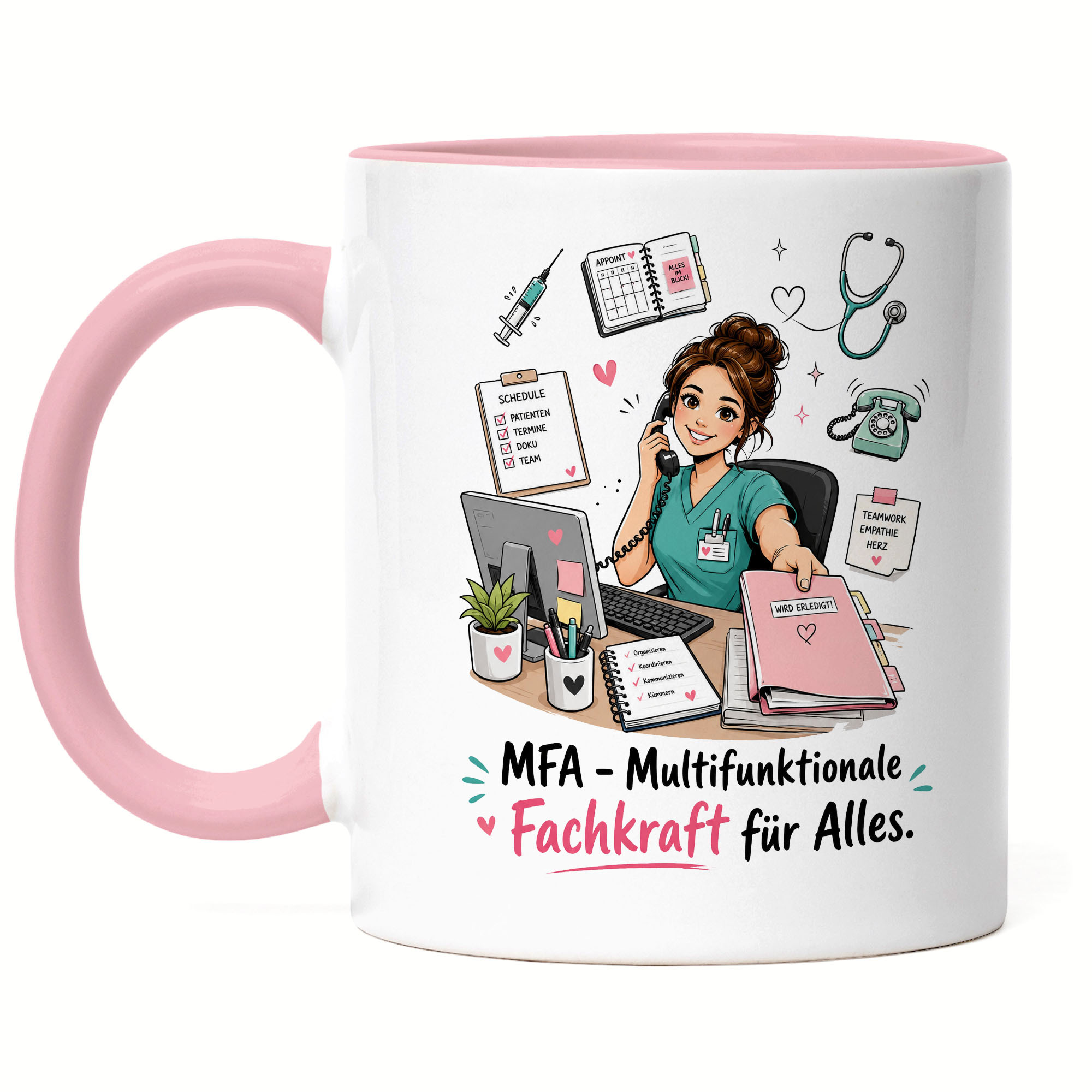 Image of Mfa Multifunctional Specialist For Everything Mug, Medical Assistant Gift For Colleague, Assistant Thank You Farewell Birthday, Coffee Mug -