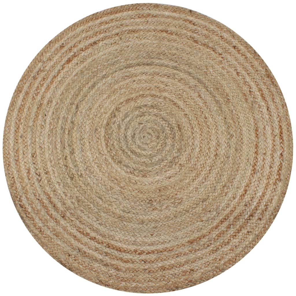 Assortment Of Rugs Made From Jute, Including Braided And Floor Rugs.