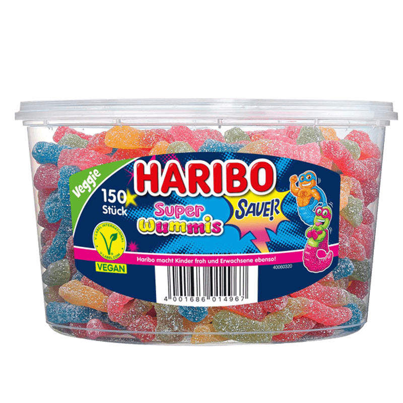 Haribo - Super Wumms - Box With 150pcs - 1.05kg