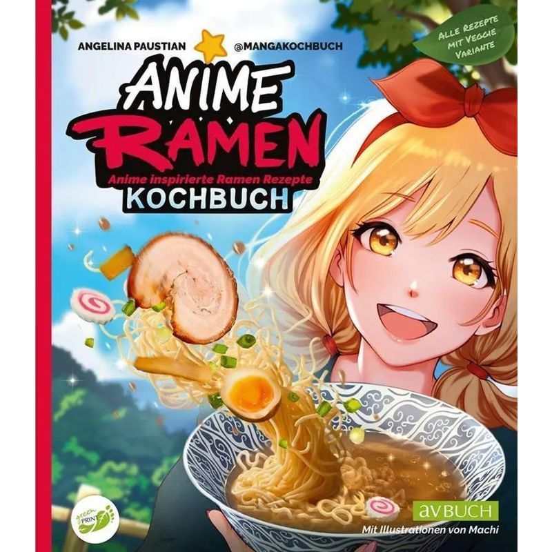 Image of Anime Ramen Cookbook - Anime-inspired Ramen Recipes - Angelina Paustian - Paperback - 128 Pages - German - 2025 - Cadmos Verlag Gmbh - Ean 9783991830603