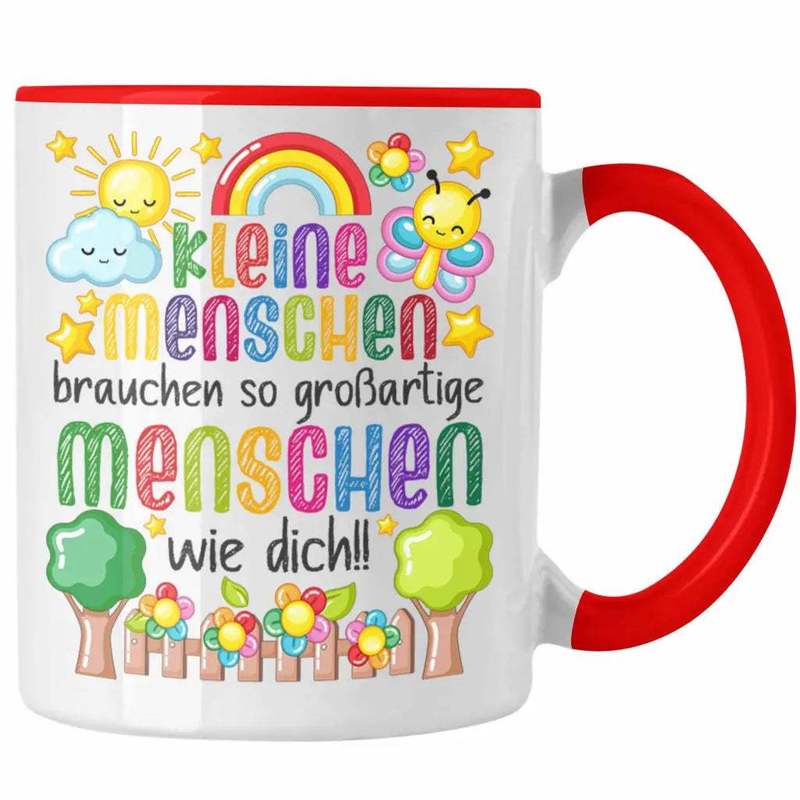 Trendation - Educator Mug Gift, Thank You, Farewell Gift For Best Kindergarten Teacher, Quote "