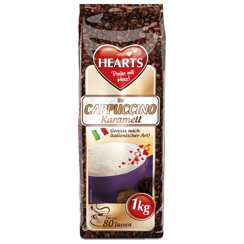 Image of Hearts Cappuccino Caramel 1kg