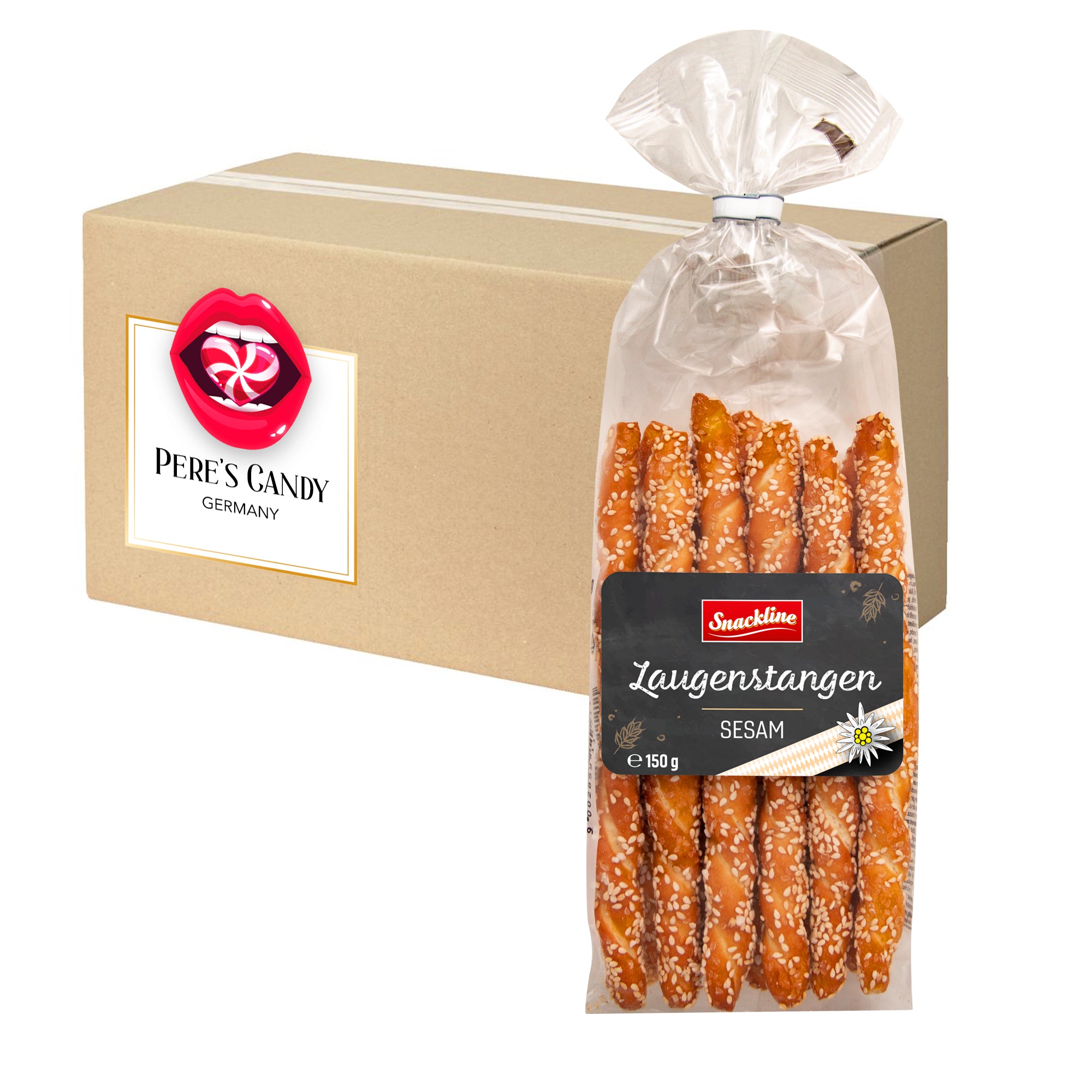 Image of Laugen Sticks Sesame 3x150g