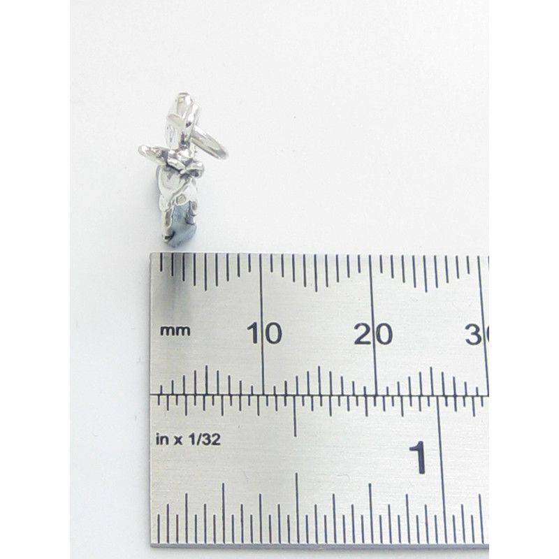Sterling Silver Deer Charm, Elegant Addition for Jewellery