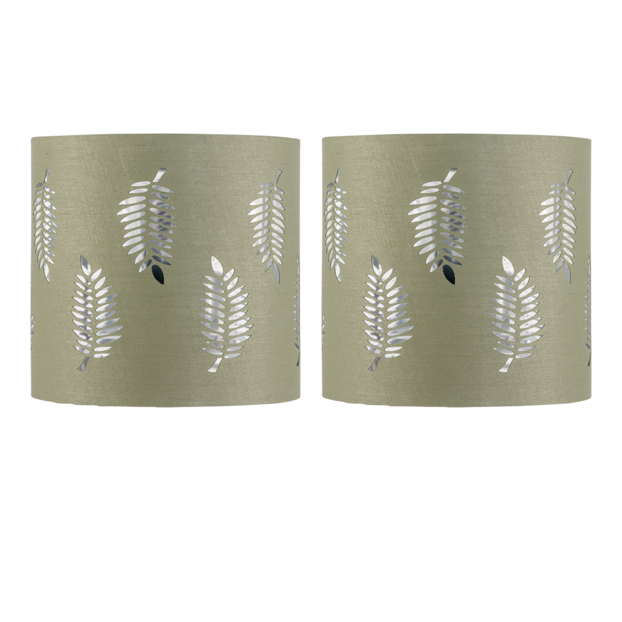 TEMU Set Of 2 Fern Sage Out 15.5cm Table Lamp Shades